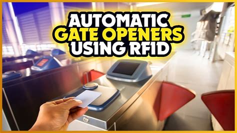 rfid card passes on the gate|rfid gate opener stickers.